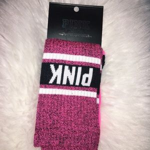 NWT PINK high socks surprise gift included